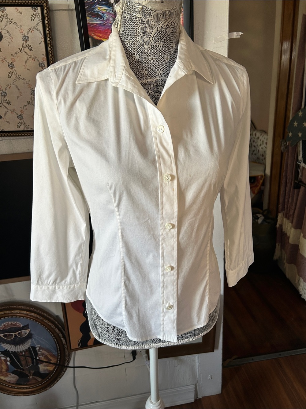 Prada Crisp White Button-Down Shirt
